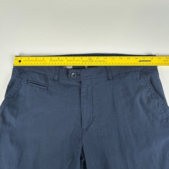 Brax Pants Men 37x29* Blue Everest Ultralight Chino Straight Regular Fit Stretch - Picture 9 of 15